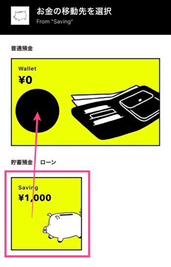 みんなの銀行の送金画面3