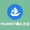 【Pie】OpenSeaでNFTをクレジットカード購入する方法