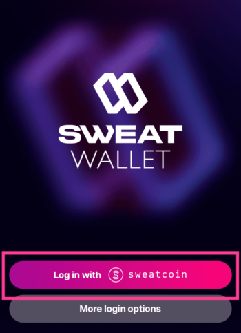 Sweat Walletダウンロード画面2