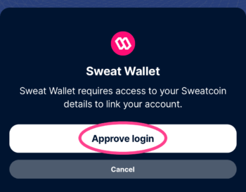 Sweat Walletダウンロード画面3
